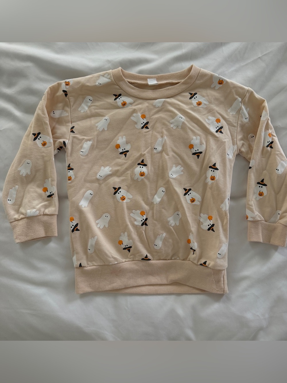 Toddler girls Halloween lightweight sweatshirt